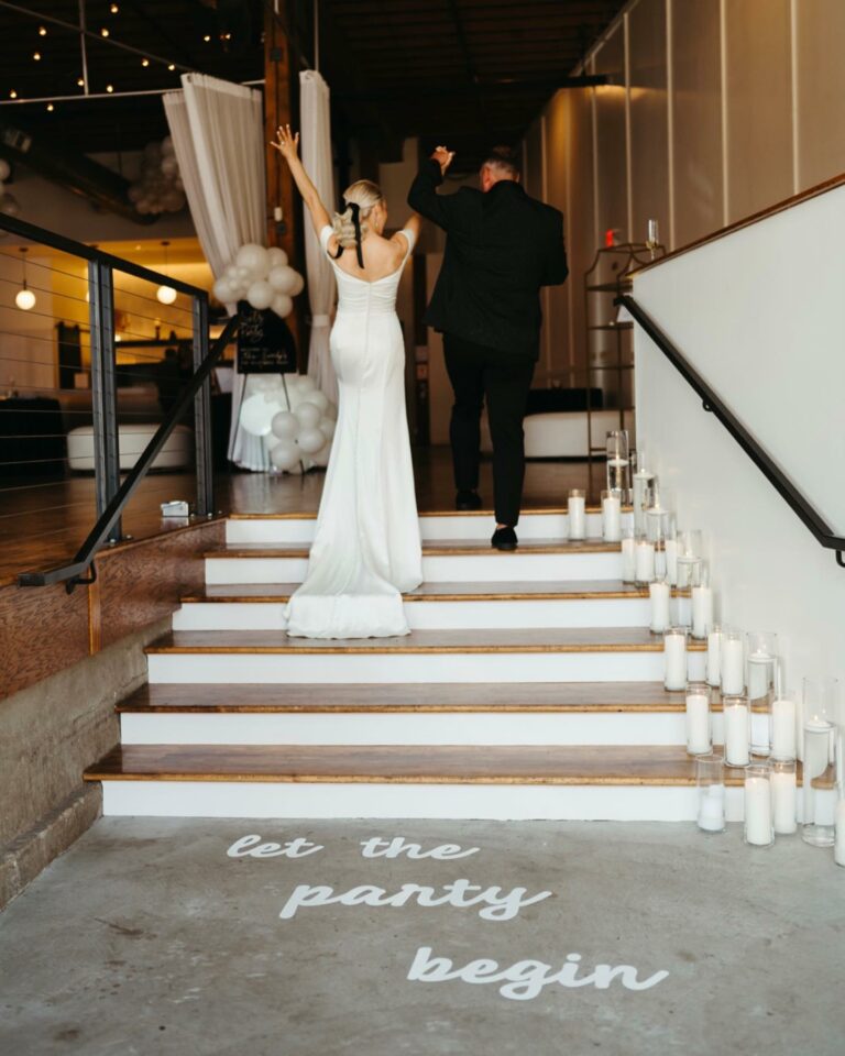 Stairs Going To Wedding Ceremony